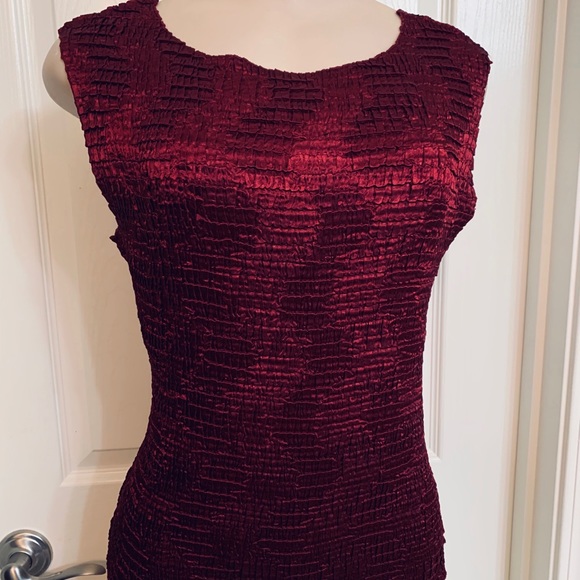 Casual Corner Tops - Casual Corner Wine Blouse